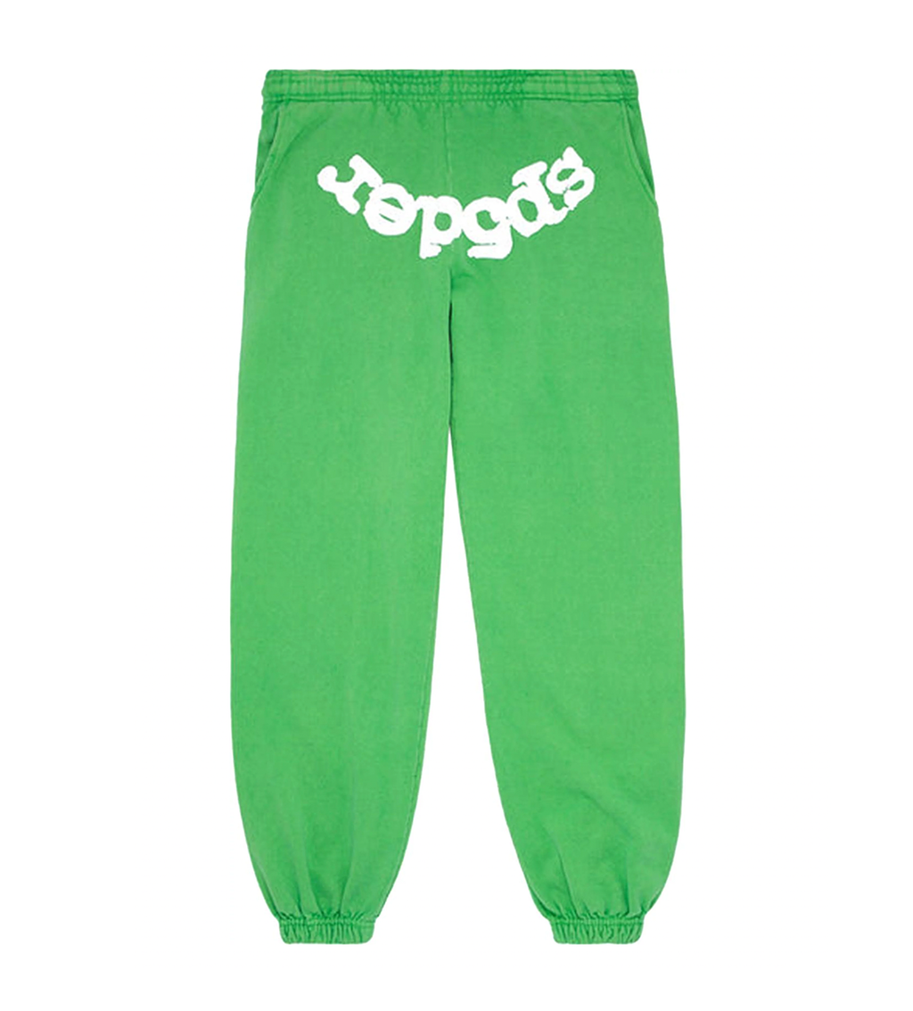 Sp5der Classic Sweatpants Slime Green