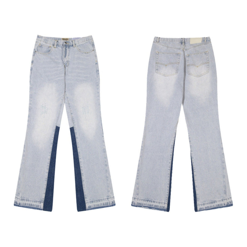 Gallery Dept Jeans Color-matching Flared Jeans Floor-mopping Straight Pants