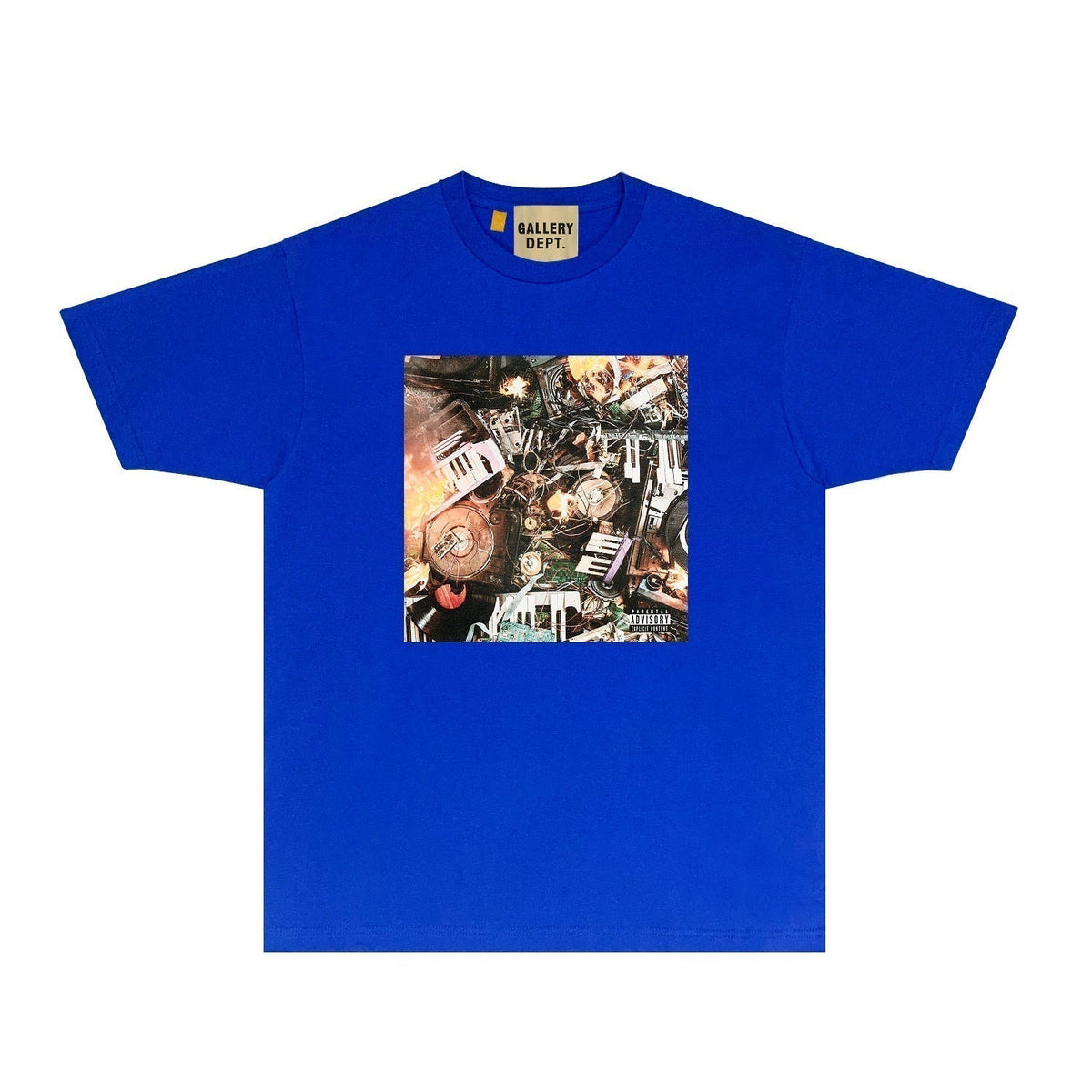 Gallery Dept T Shirt Retro Printed Loose Short-Sleeved Shirt