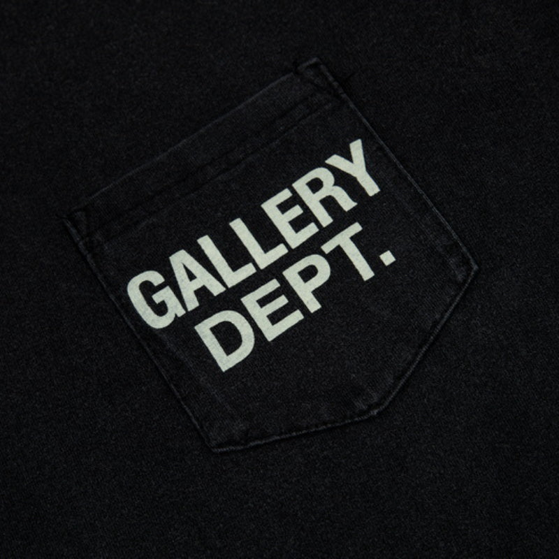 Gallery Dept T-shitrs Vintage Printed Letter Short Sleeve Men