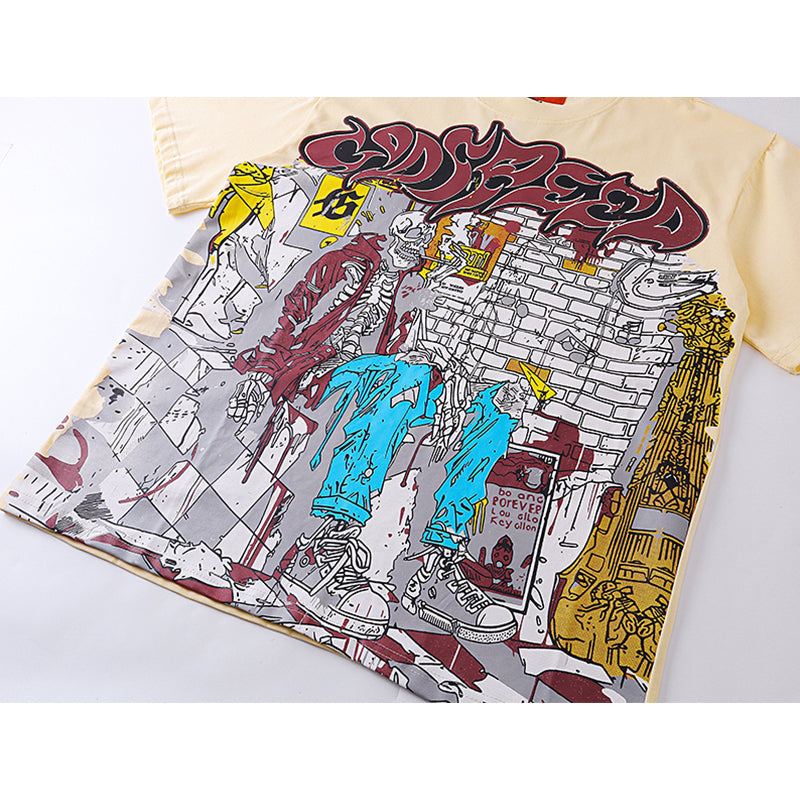 Godspeed T-shirts Retro Fantasy Pattern