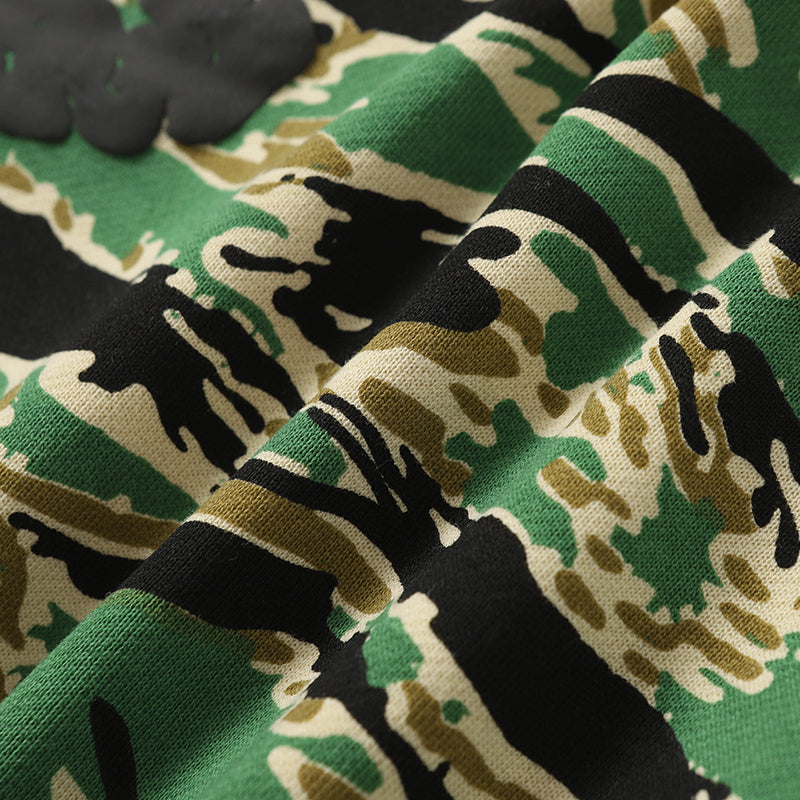 Denim Tears Shorts floral cotton Camouflage
