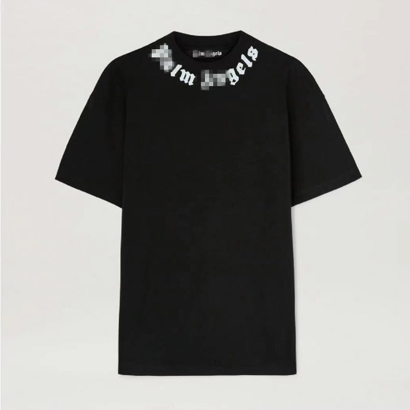 Palm Angels T-shirt Scarf Print Short Sleeve T-shirt