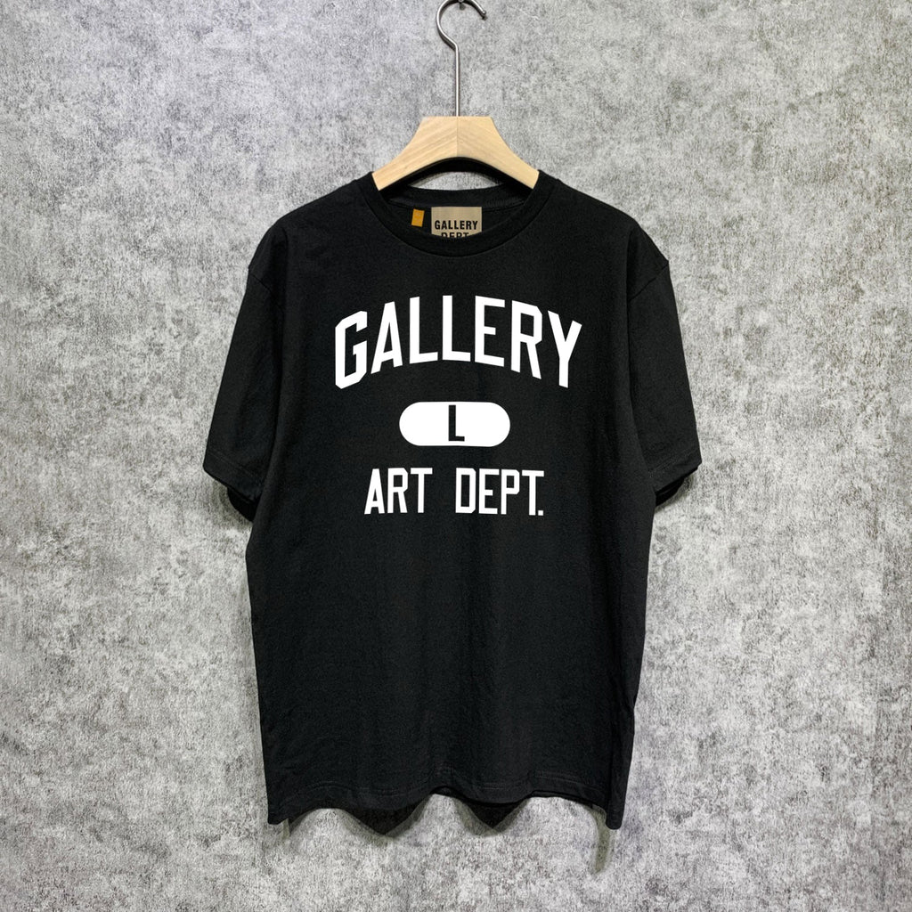 Gallery Dept T Shirt Retro Printed Loose Short-Sleeved Shirt (part2)