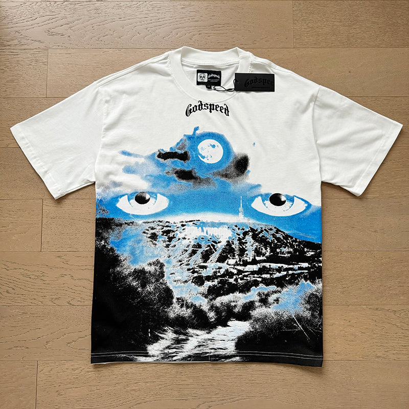 Godspeed T-shirts Retro Fantasy Pattern